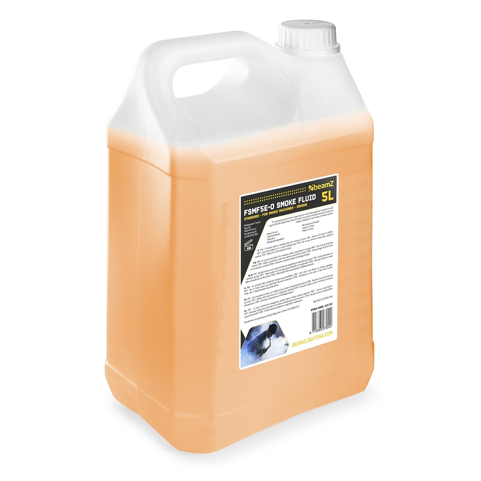 beamZ FSMF5E - O - Líquido de Humo 5L Estandar Naranja - Tempo Shop