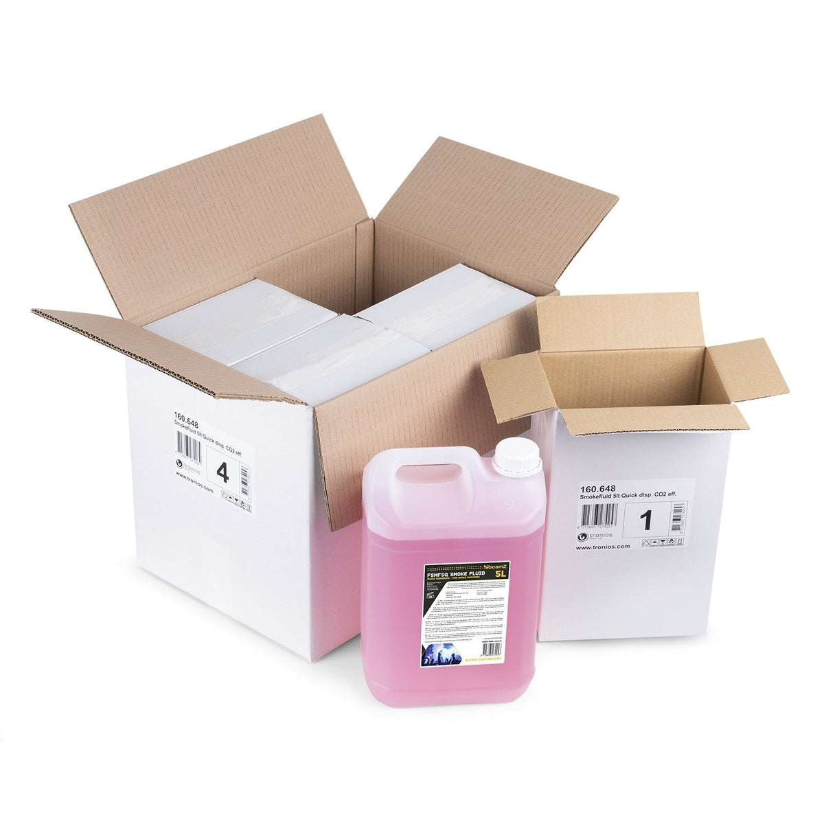 beamZ FSMF5Q - Líquido de Humo 5L Rápida dispersión efecto CO2 - Tempo Shop