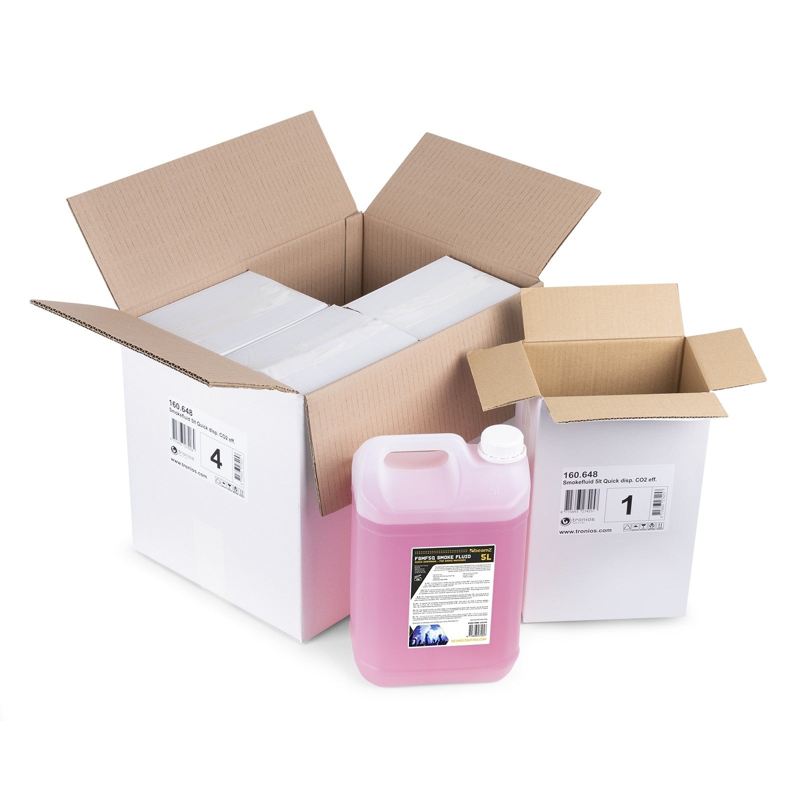 beamZ FSMF5Q - Líquido de Humo 5L Rápida dispersión efecto CO2 - Tempo Shop