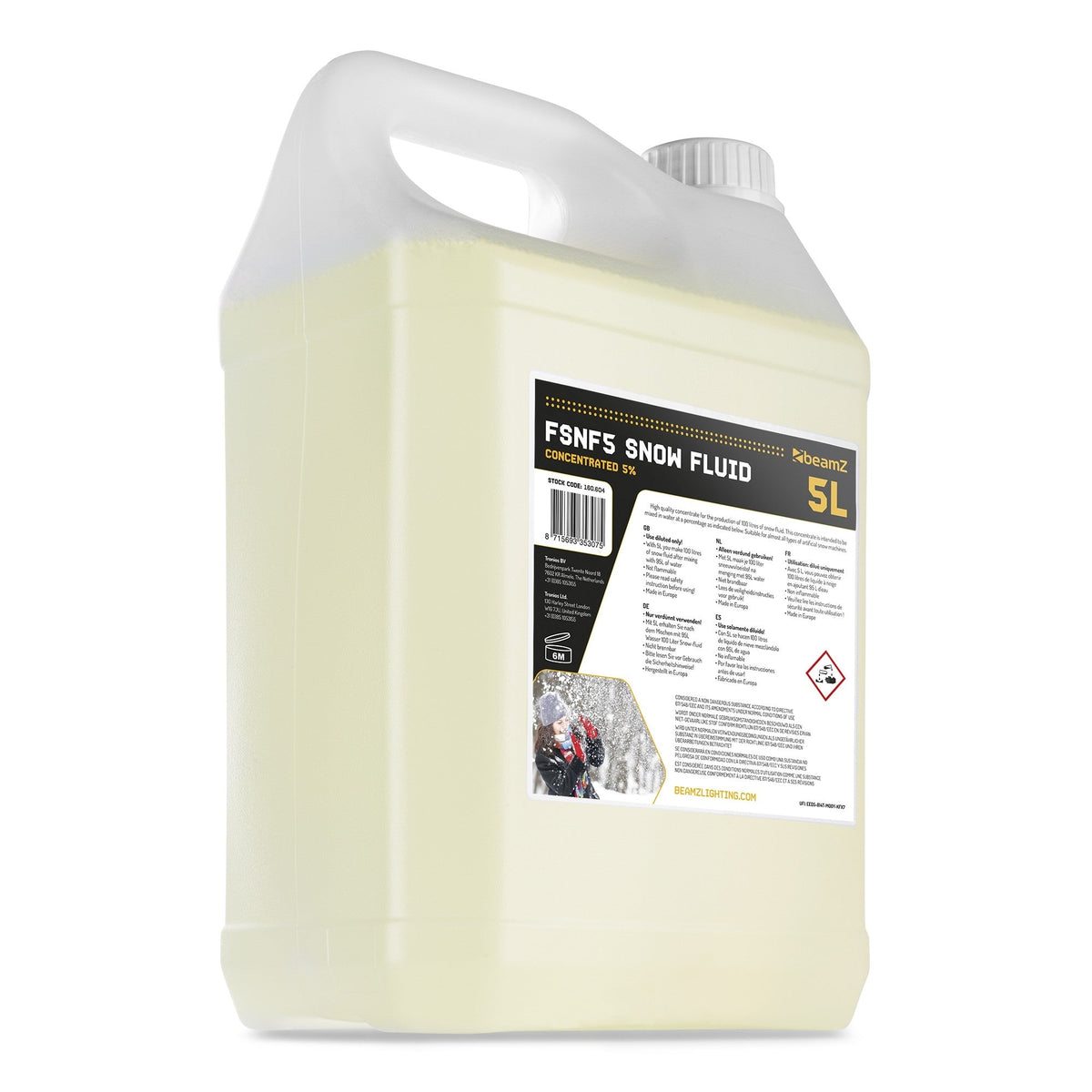 beamZ FSNF5 5L - Líquido de Nieve concentrado 5% - Tempo Shop