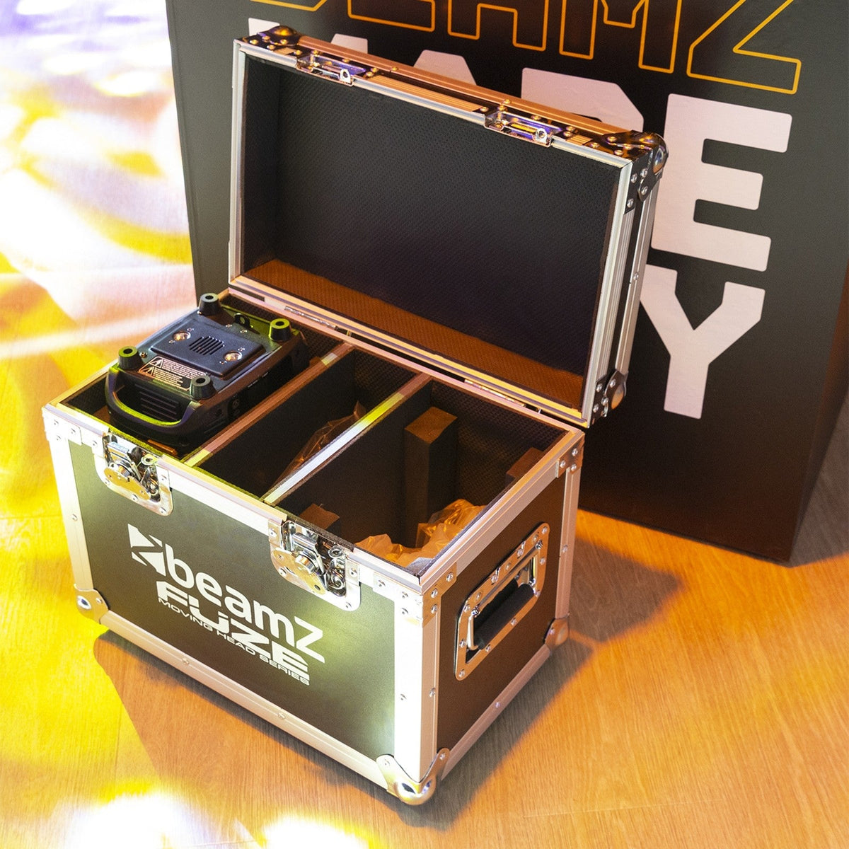 beamZ Fuze75B - Set 2 pcs Cabeza Móvil LED en Flightcase - Tempo Shop