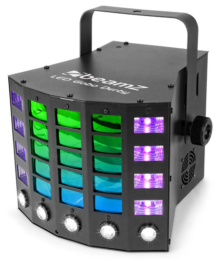 beamZ Gobo Derby - Efecto 3 - en - 1 con derby, uv y strobo - Tempo Shop