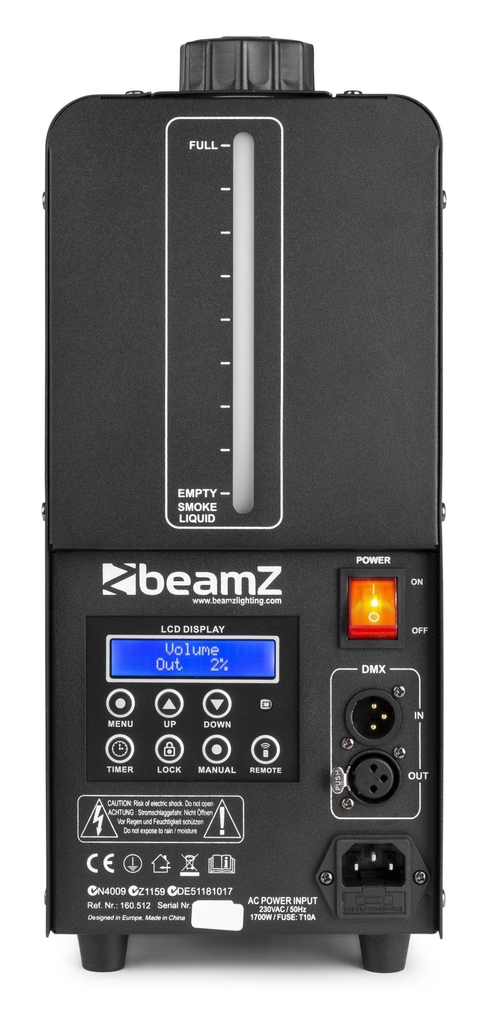 beamZ H2000 Faze - Maquina de niebla con DMX - Tempo Shop