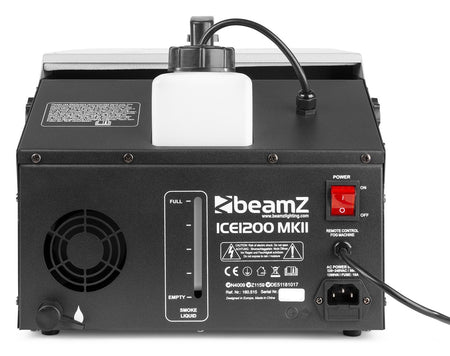 beamZ ICE1200 MKII - Maquina de Humo bajo - Tempo Shop