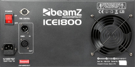 beamZ ICE1800 - Maquina de humo bajo control DMX - Tempo Shop