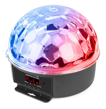 beamZ JB90R - Mini Star Ball DMX LED 9 Colores - Tempo Shop