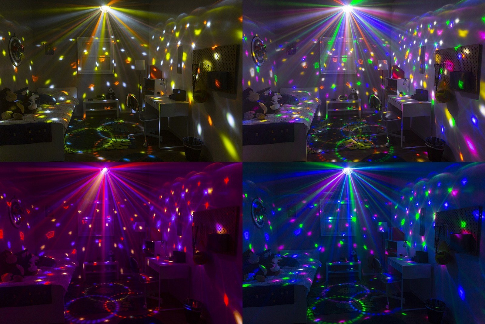 beamZ JB90R - Mini Star Ball DMX LED 9 Colores - Tempo Shop