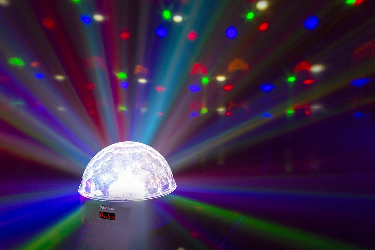 beamZ JB90R - Mini Star Ball DMX LED 9 Colores - Tempo Shop