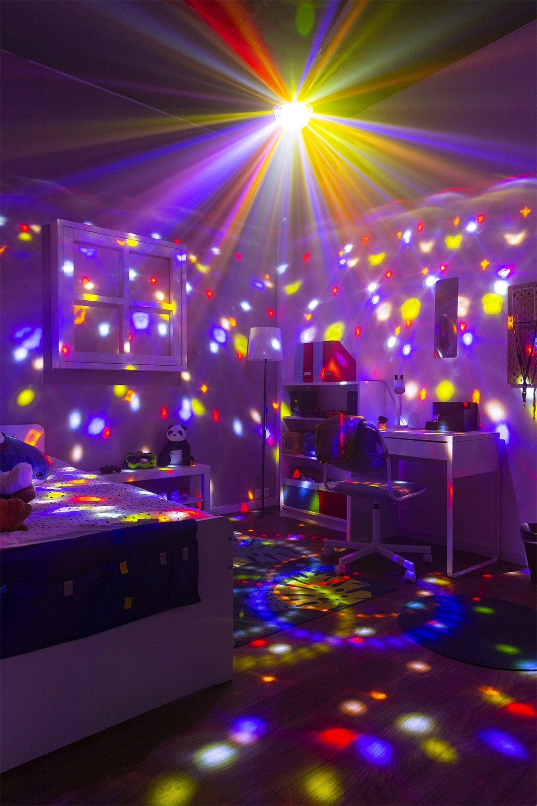 beamZ JB90R - Mini Star Ball DMX LED 9 Colores - Tempo Shop