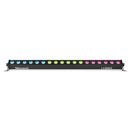 beamZ LCB183 - Barra LED 18x 3W RGB - Tempo Shop