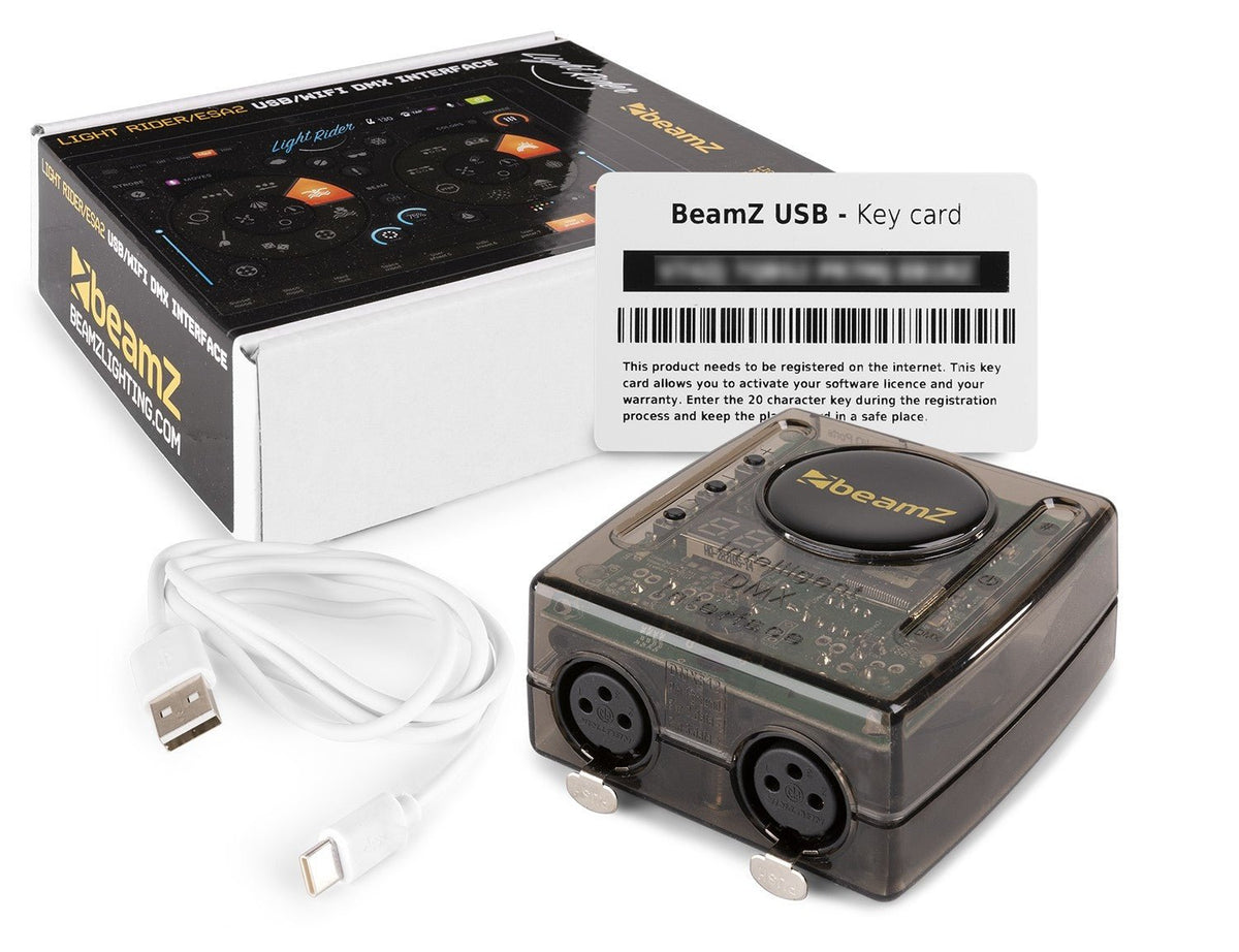 beamZ Light Rider/ESA2 - Interface USB/WiFi DMX - Tempo Shop