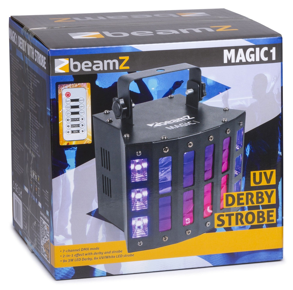 beamZ Magic1 Derby - Efecto 2 - en - 1 con derby y strobo - Tempo Shop