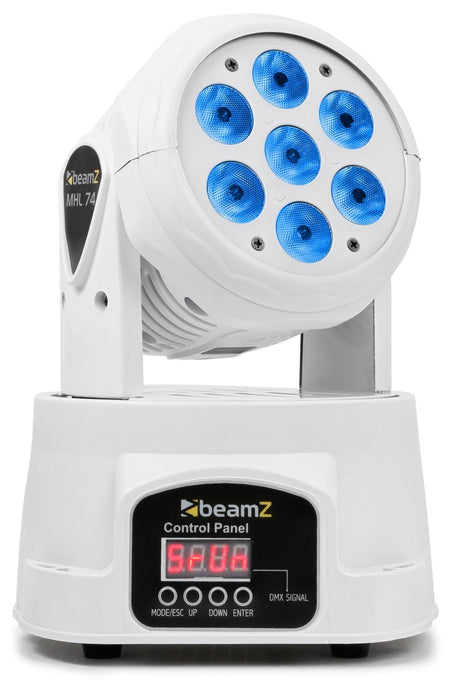 beamZ MHL74 - LED Wash Cabeza Movil 7x 10W Blanco - Tempo Shop