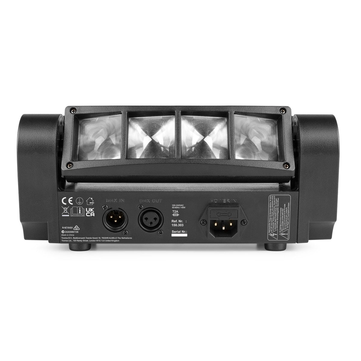 beamZ MHL820 - Doble Helix 8x 3W RGBW LEDs DMX - Tempo Shop