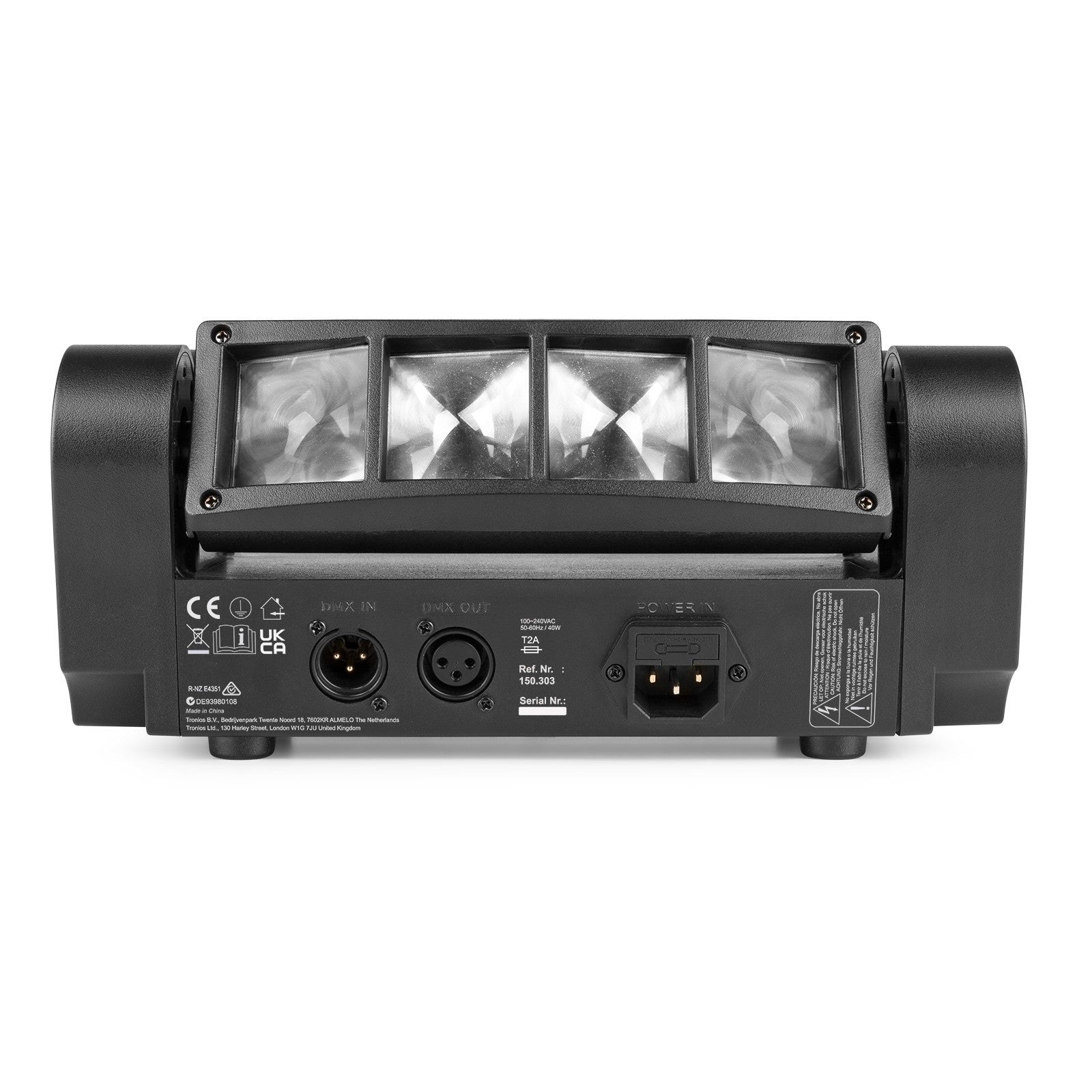 beamZ MHL820 - Doble Helix 8x 3W RGBW LEDs DMX - Tempo Shop