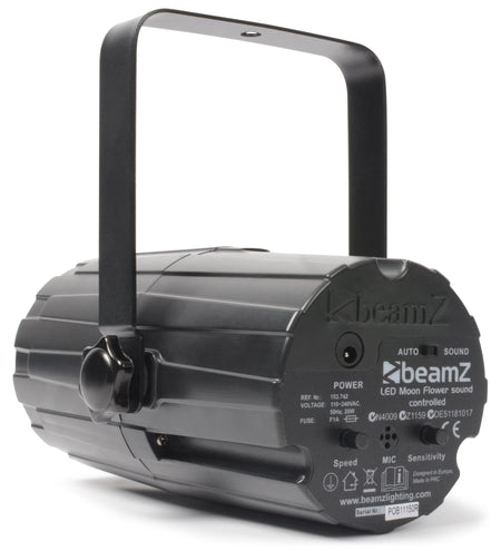 beamZ Moon Flower - Efectos con 60 leds RGBAW Negro - Tempo Shop