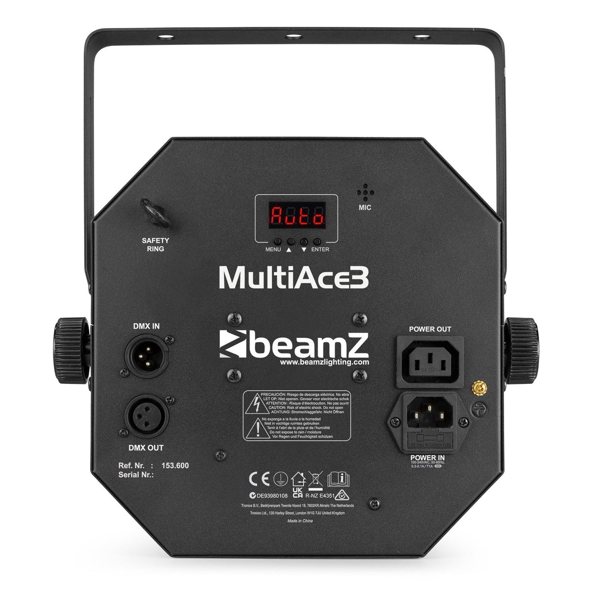 beamZ MultiAce3 - Efecto LED 3 - en - 1 - Tempo Shop