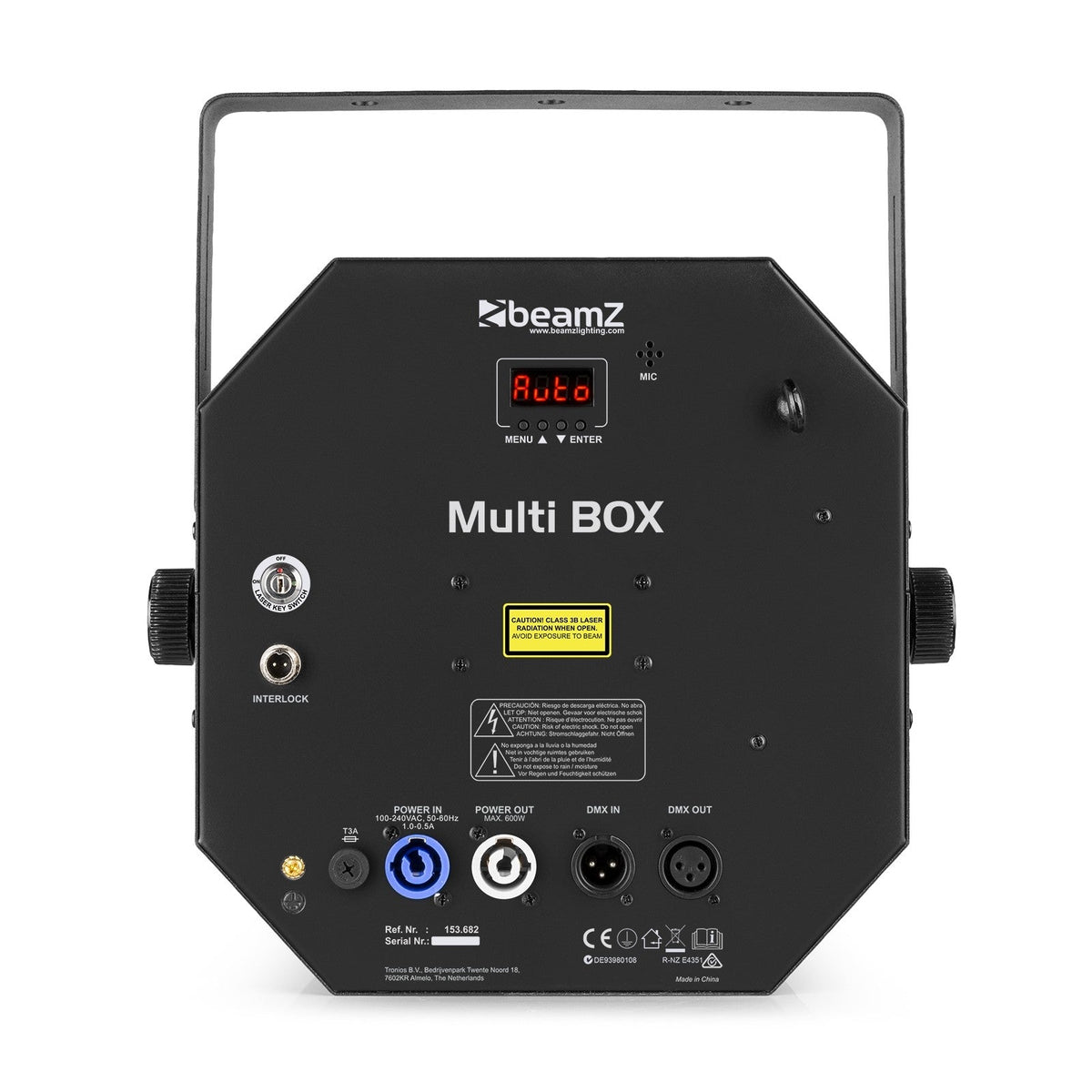 beamZ MultiBox - Efecto LED con Laser y Strobo - Tempo Shop