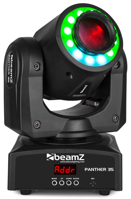 beamZ Panther 35 - LED Spot Cabeza Movil con anillo - Tempo Shop