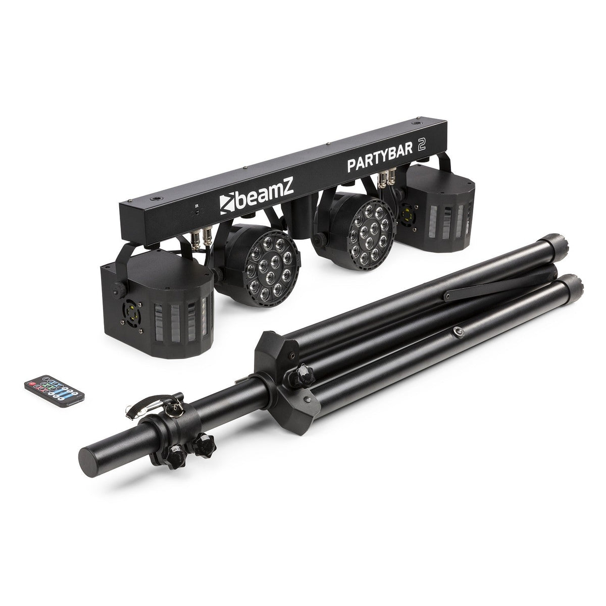 beamZ PartyBar2 - Barra de efectos con 2x PAR + 2x Derby - Tempo Shop