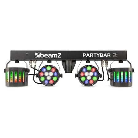 beamZ PartyBar2 - Barra de efectos con 2x PAR + 2x Derby - Tempo Shop