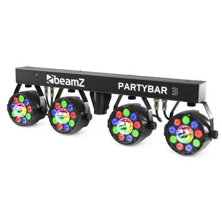 beamZ PartyBar3 - Barra de efectos 4x PAR con Magic Ball - Tempo Shop