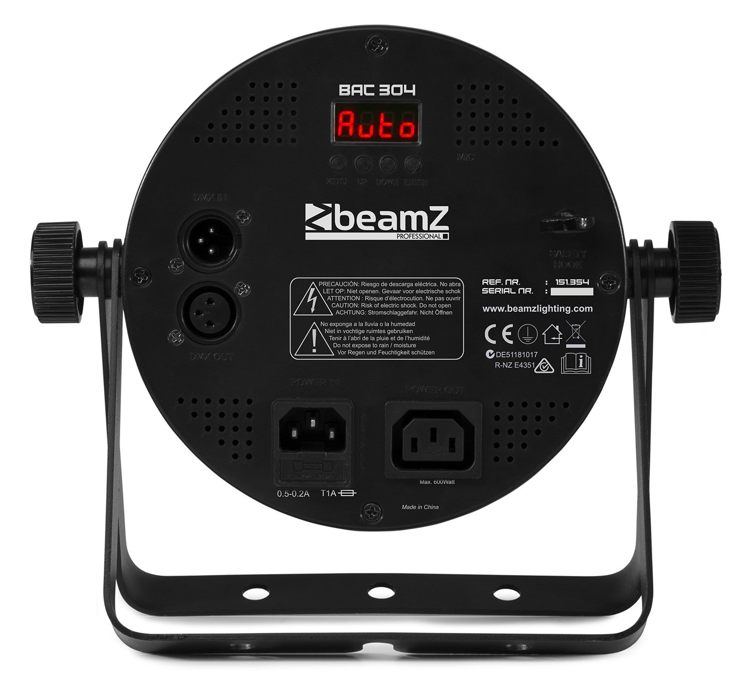 beamZ Pro BAC304 - Foco Par LED Aluminio - Tempo Shop