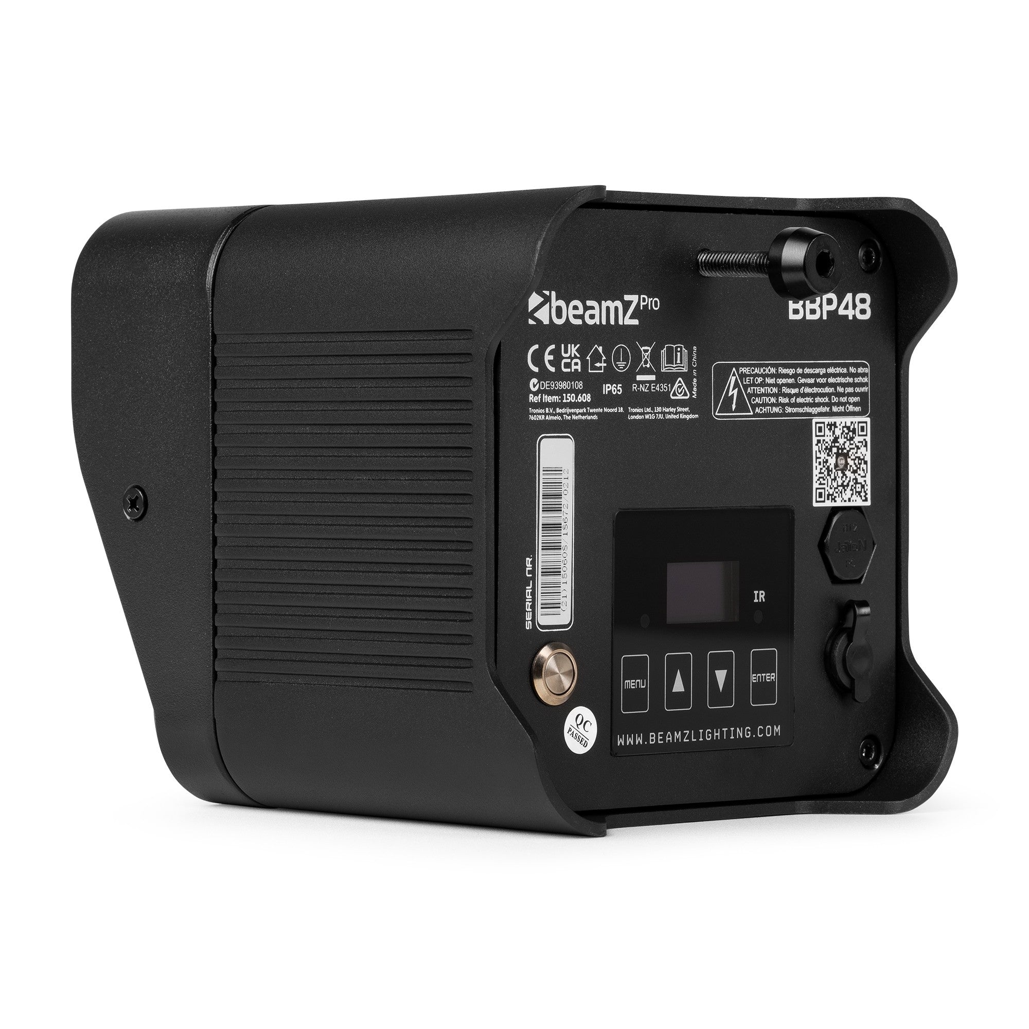 beamZ Pro BBP48 - Foco par con batería 9x 12W IP65 - Tempo Shop