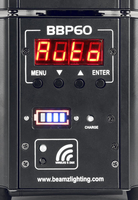 beamZ Pro BBP60 - Conjunto Focos, 6pcs en Flightcase con cargador - Tempo Shop