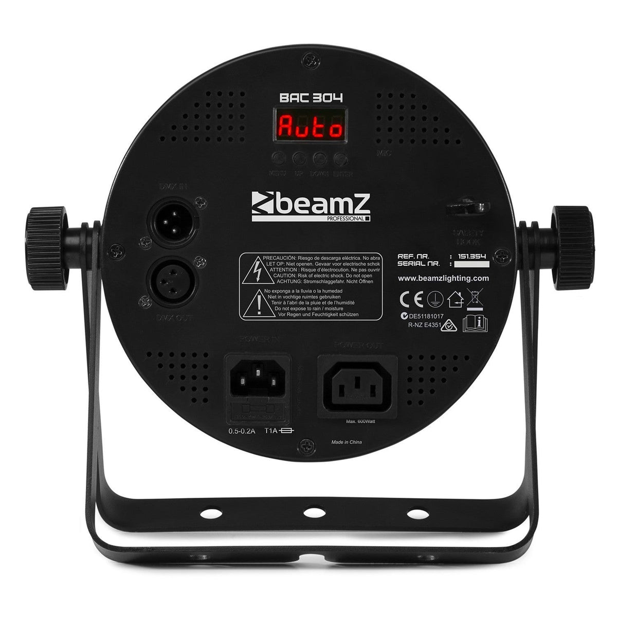 beamZ Pro BAC304 - Foco Par LED Aluminio - Tempo Shop