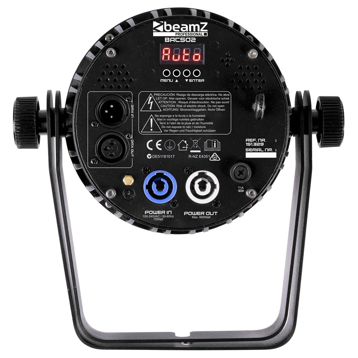 beamZ Pro BAC500 - Foco Par profesional Aluminio - Tempo Shop