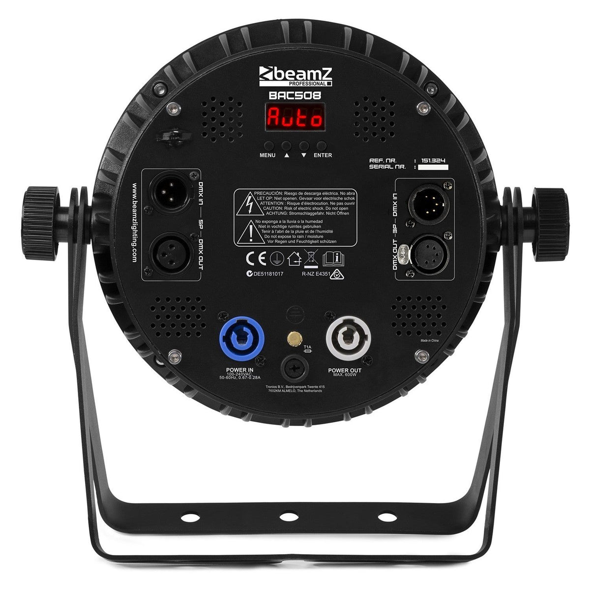 beamZ Pro BAC508 - Foco Par LED aluminio - Tempo Shop