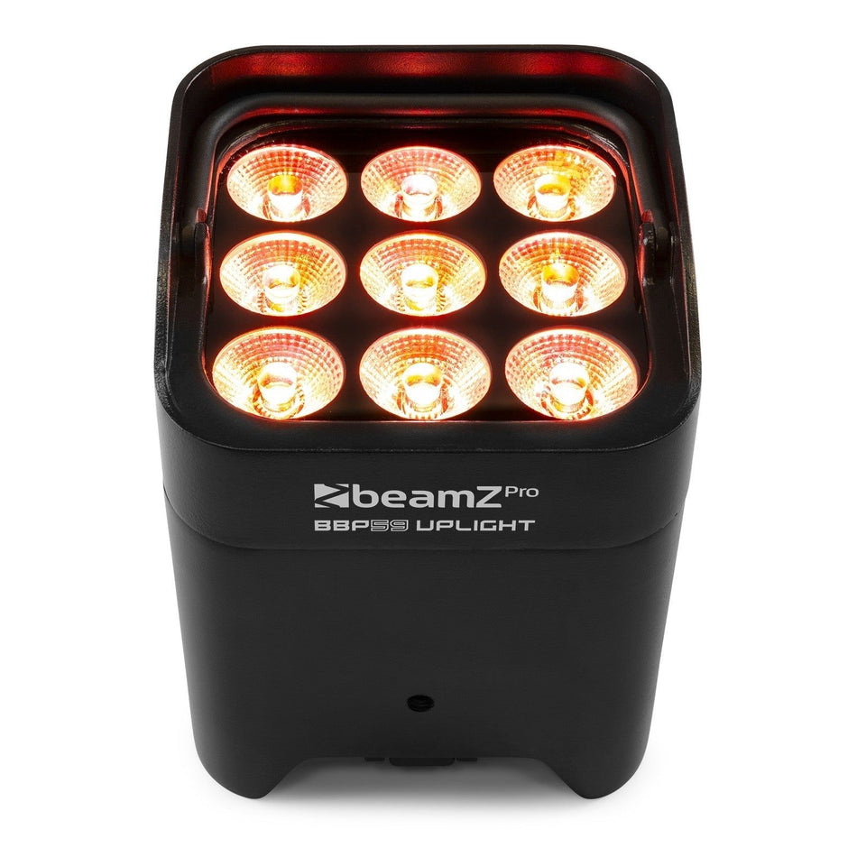 beamZ Pro BBP59 - Foco par con batería 9x 12W Outdoor - Tempo Shop