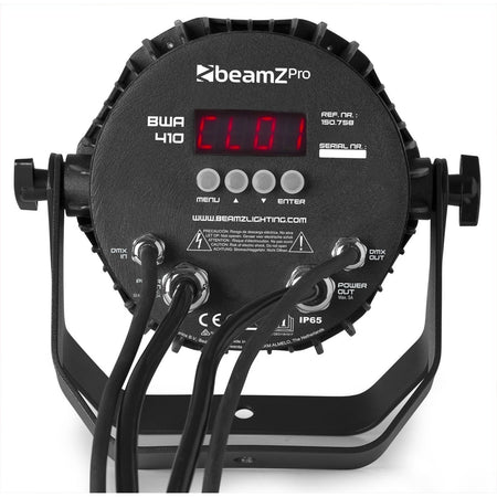 beamZ Pro BWA410 - Foco PAR LED Aluminio exterior IP65 - Tempo Shop