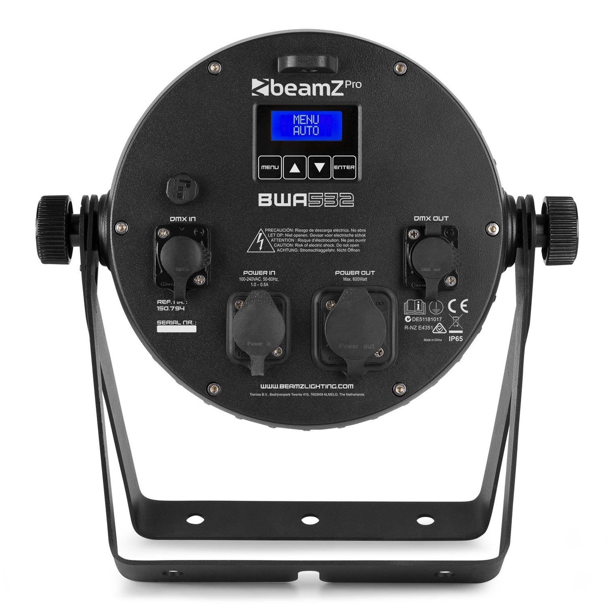beamZ Pro BWA532 - Foco PAR Aluminio IP65 LED 12x 12W 4 - en - 1 - Tempo Shop