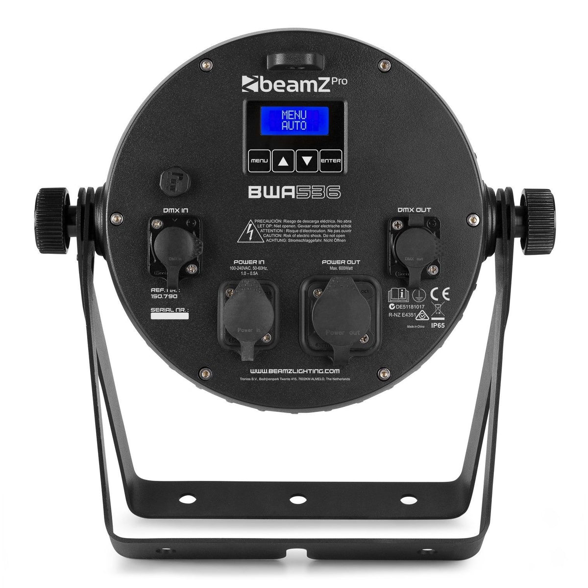beamZ Pro BWA536 - Foco PAR Aluminio IP65 LED 18x 12W 4 - en - 1 - Tempo Shop