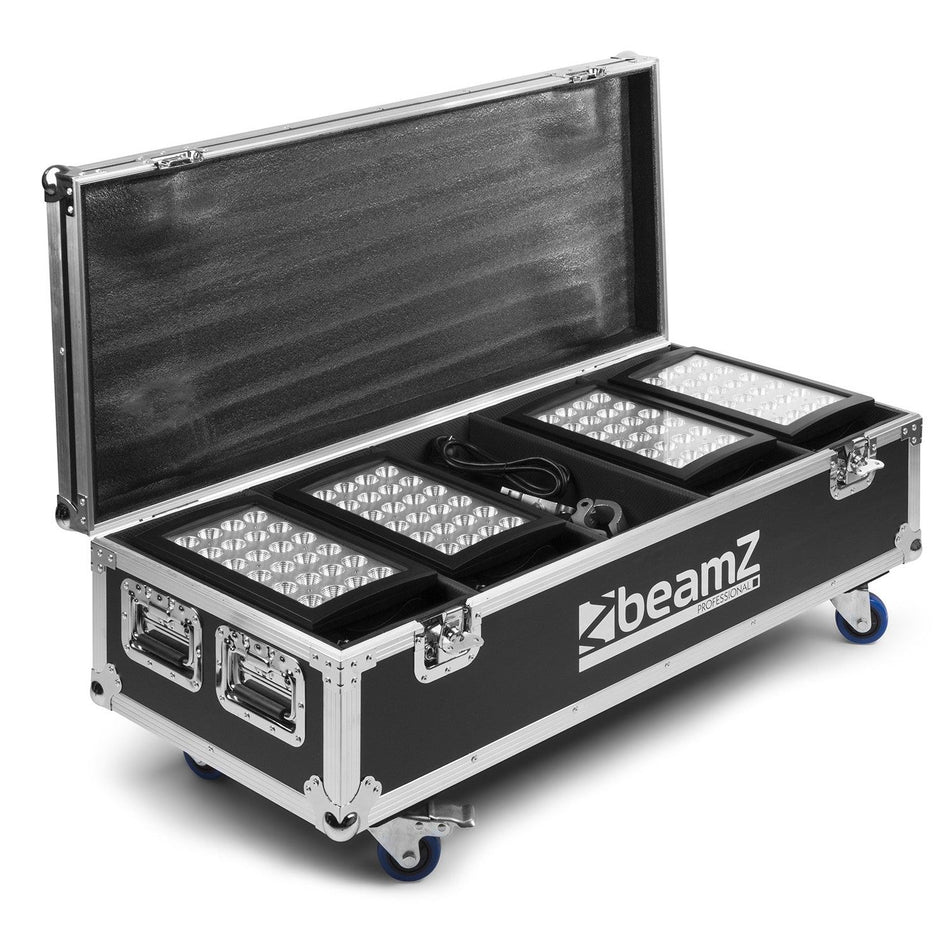 beamZ Pro FL4 - Flightcase para 4pcs StarColor240 o 360 Proyectores Wash - Tempo Shop