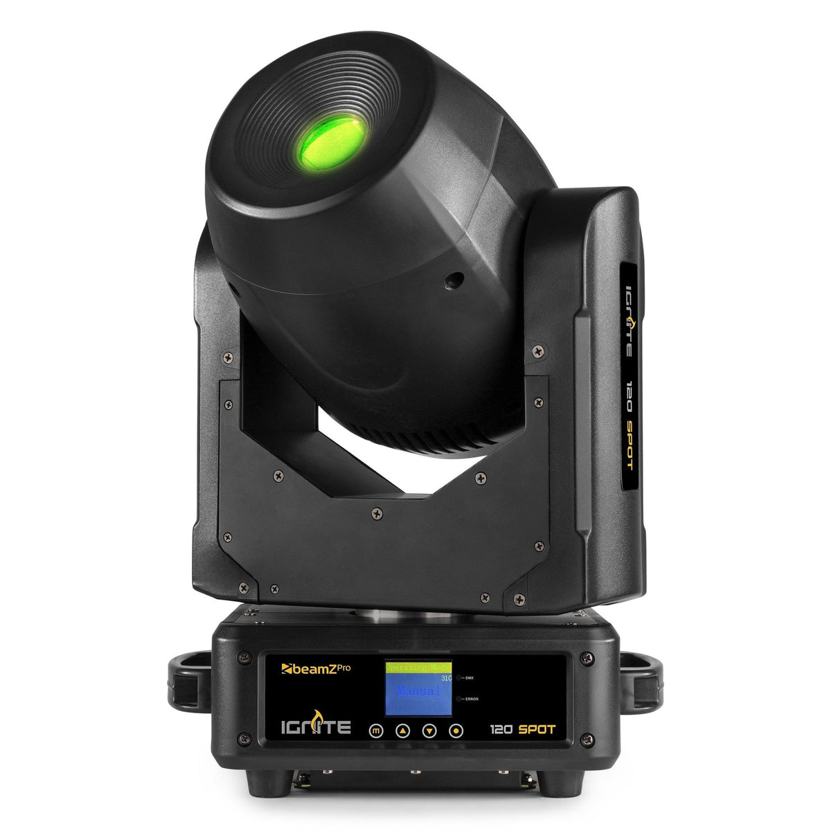 beamZ Pro IGNITE120 - Cabeza móvil LED Spot de 120W con doble rueda de gobos y prisma - Tempo Shop