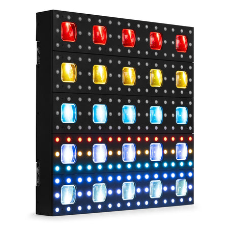 beamZ Pro LCBP450 - Panel LED híbrido RGBW con 25x10W y retroiluminación 200xRGB SMD - Tempo Shop