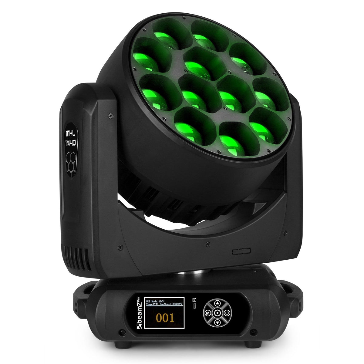 beamZ Pro MHL1240 - LED Wash Cabeza Movil con Zoom 2 piezas en Flightcase - Tempo Shop