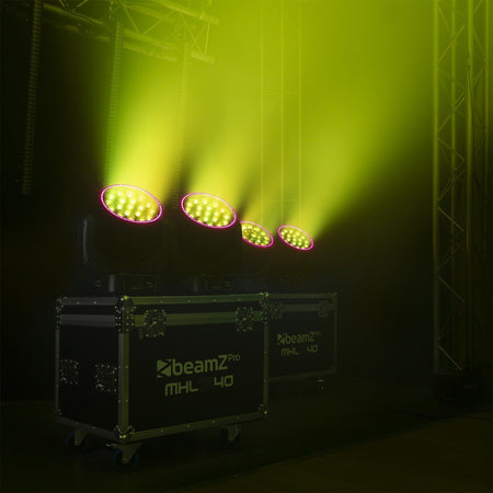beamZ Pro MHL1940 - LED Bee Eye Cabeza móvil con Zoom 2 unidades en Flightcase - Tempo Shop