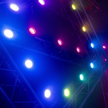 beamZ Pro NEUTRON-DOT - Luminaria híbrida LED IP65 60W blanco cálido con Aura RGB pixelable linkable - Tempo Shop