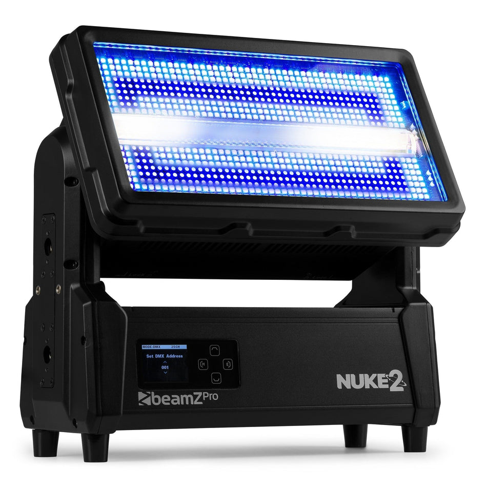 beamZ Pro NUKE2 - Strobo/Baño de color Motorizado para exterior - Tempo Shop