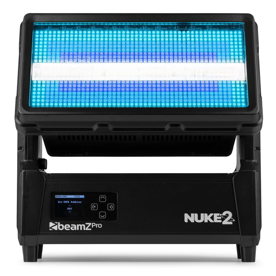 beamZ Pro NUKE2 - Strobo/Baño de color Motorizado para exterior - Tempo Shop