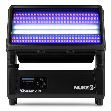 beamZ Pro Nuke3 - Estroboscópico/foco twin strobe-wash IP65 motorizado 180° con mapeo por píxel - Tempo Shop