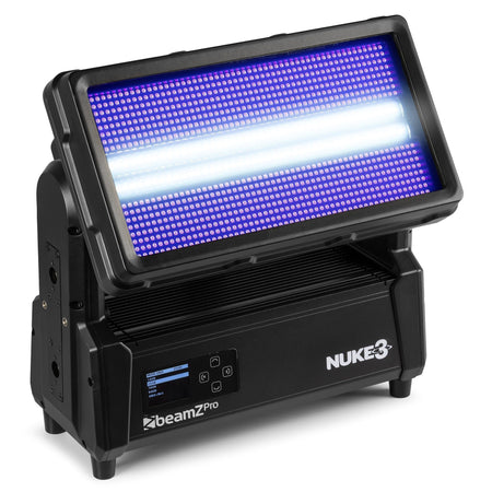 beamZ Pro Nuke3 - Estroboscópico/foco twin strobe-wash IP65 motorizado 180° con mapeo por píxel - Tempo Shop