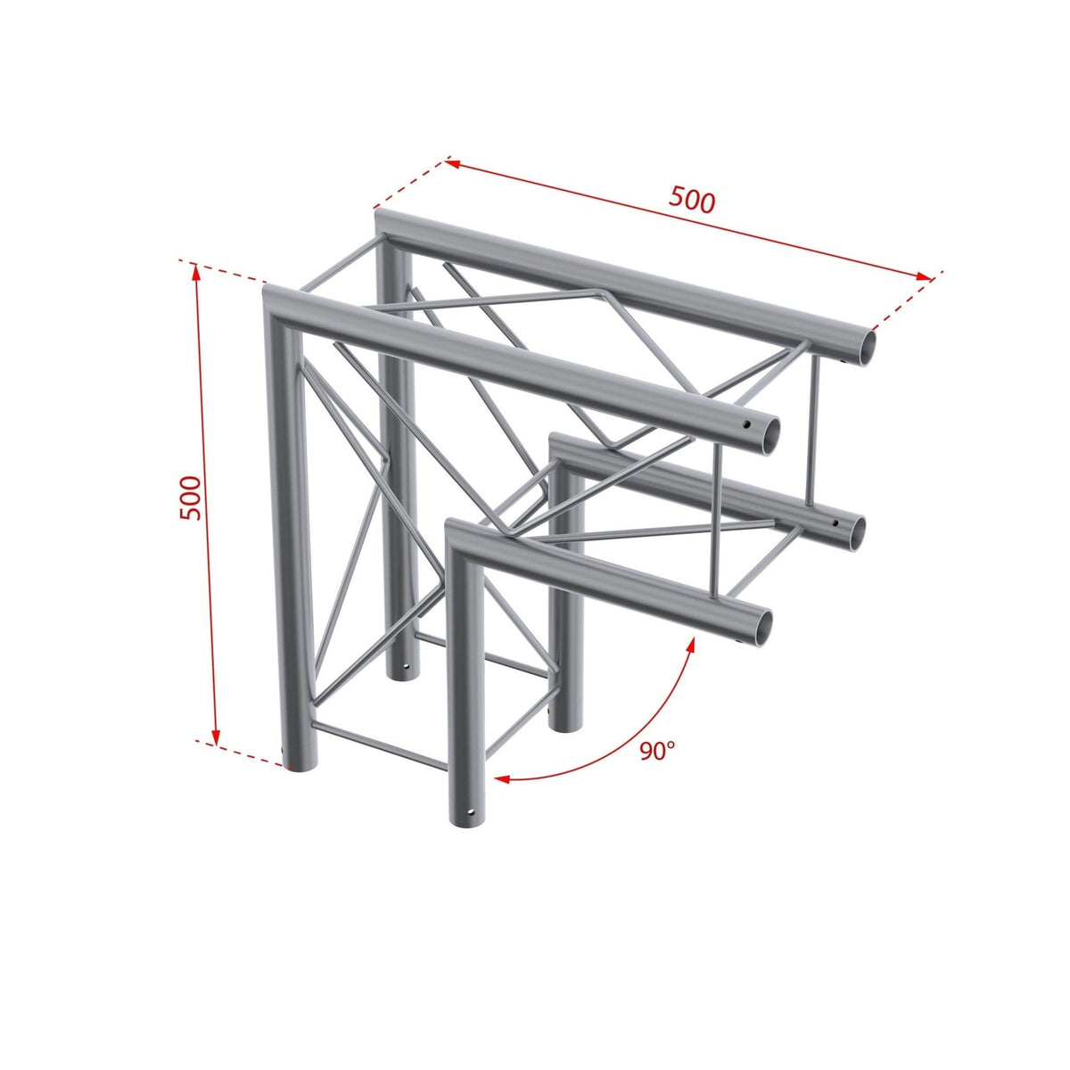beamZ Pro P24 - C21 Deco - Truss 2 - way 90º corner - Tempo Shop