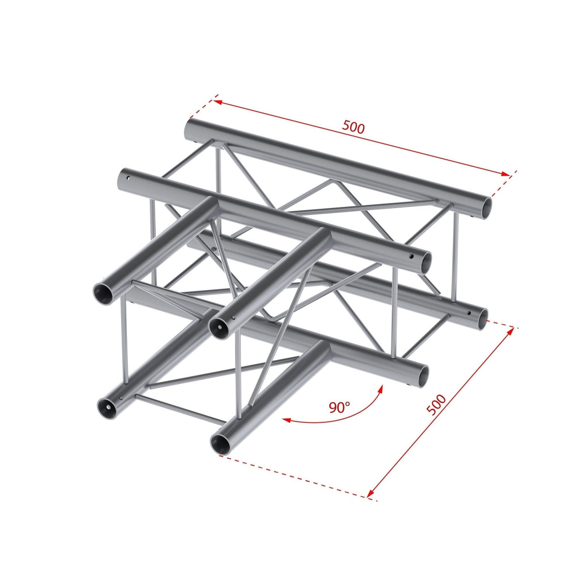 beamZ Pro P24 - T35 Deco - Truss 3 - way T junction - Tempo Shop