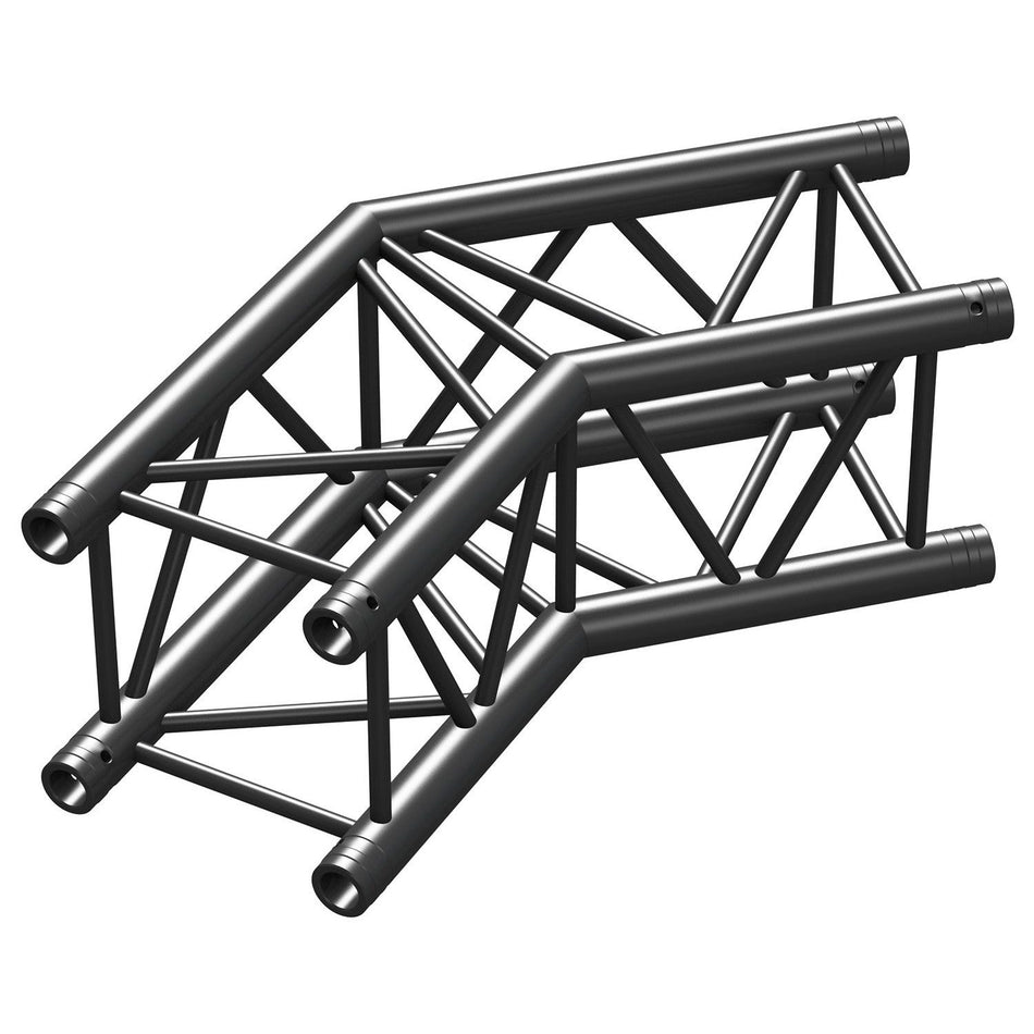 beamZ Pro P30 - C23 - Truss 2 vias corner 135º Negro - Tempo Shop