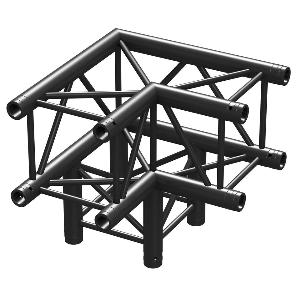 beamZ Pro P30 - C30 - Truss 3 vias corner 90º Negro - Tempo Shop